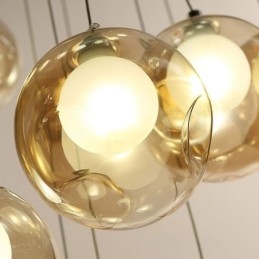 Μοντέρνο κρεμαστό κρυστάλλινο μπαλάκι ανοιχτόχρωμο κρυστάλλινο πολυέλαιος (Colorful Style Pls Επικοινωνήστε μαζί μας)