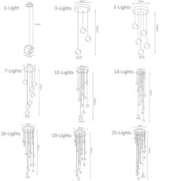 Μοντέρνο κρεμαστό κρυστάλλινο μπαλάκι ανοιχτόχρωμο κρυστάλλινο πολυέλαιος (Colorful Style Pls Επικοινωνήστε μαζί μας)