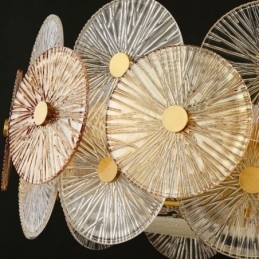 Μοντέρνος πολυέλαιος Spark Disc Firework Γυάλινο κρεμαστό φωτιστικό Home Deco Φωτισμός