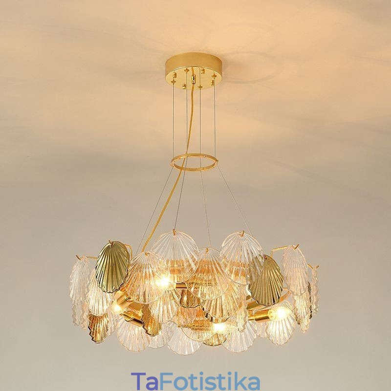 Τραπεζαρία μοντέρνα Shell Glass Chandelier Lights