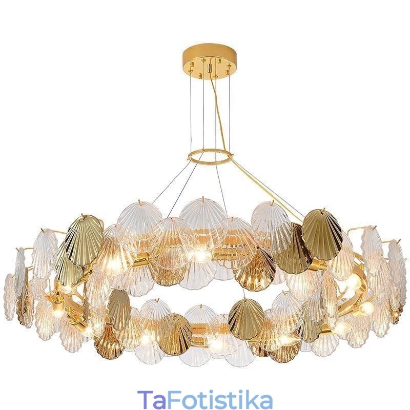 Τραπεζαρία μοντέρνα Shell Glass Chandelier Lights