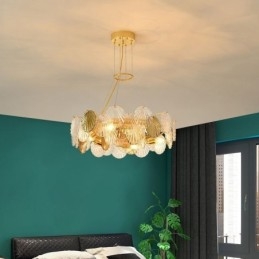 Τραπεζαρία μοντέρνα Shell Glass Chandelier Lights