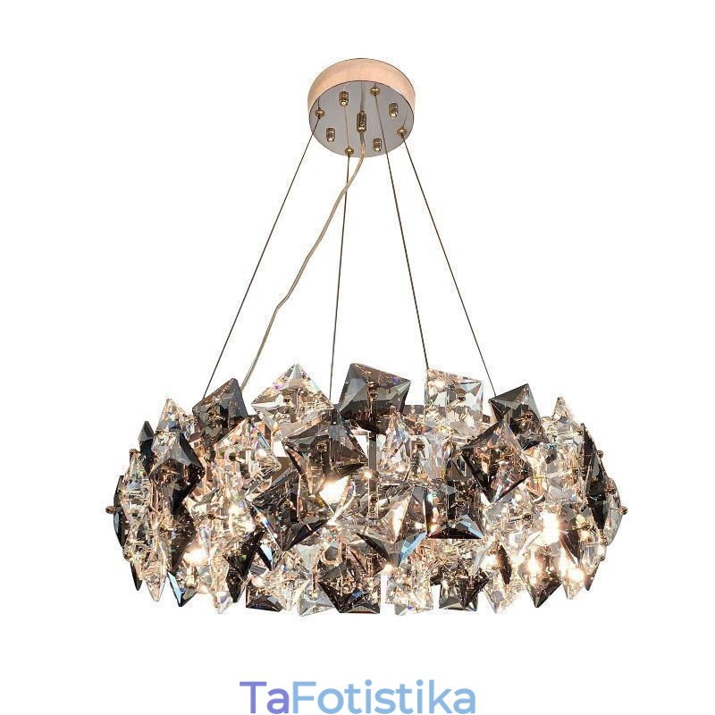 Light Luxury Glass Πολυέλαιος Μοντέρνο Μινιμαλιστικό Κρεμαστό Φωτιστικό Living