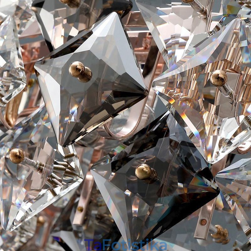 Light Luxury Glass Πολυέλαιος Μοντέρνο Μινιμαλιστικό Κρεμαστό Φωτιστικό Living