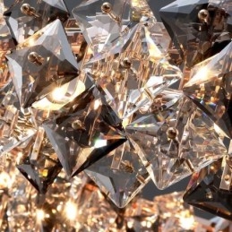 Light Luxury Glass Πολυέλαιος Μοντέρνο Μινιμαλιστικό Κρεμαστό Φωτιστικό Living