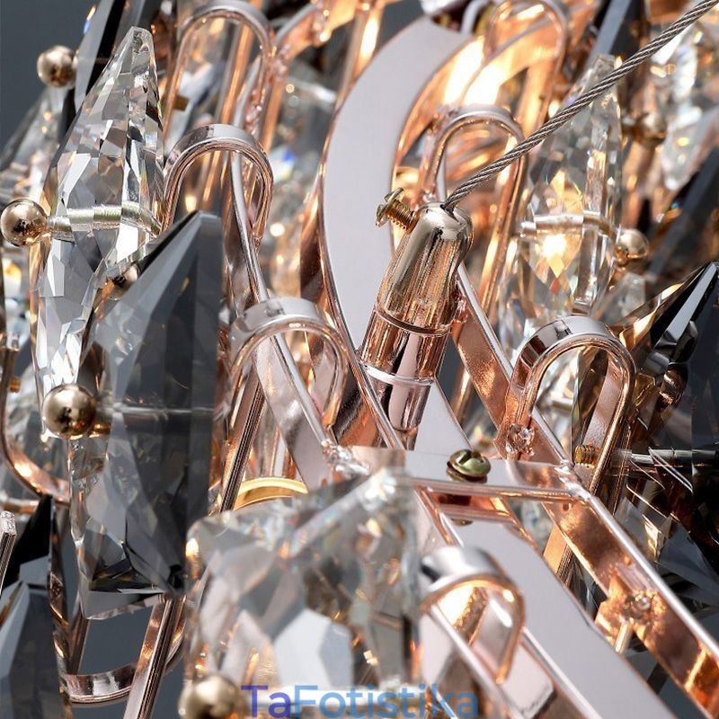 Light Luxury Glass Πολυέλαιος Μοντέρνο Μινιμαλιστικό Κρεμαστό Φωτιστικό Living