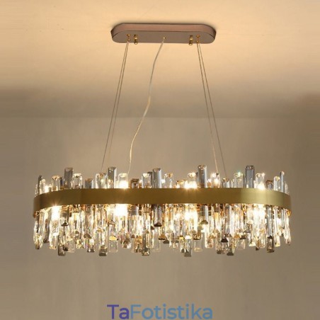 Light Luxury Πολυέλαιος Post Μοντέρνο Γυάλινο Κρεμαστό Φωτιστικό Light Luxury Πολυέλαιος Post Μοντέρνο Γυάλινο Κρεμαστό Φωτιστικό