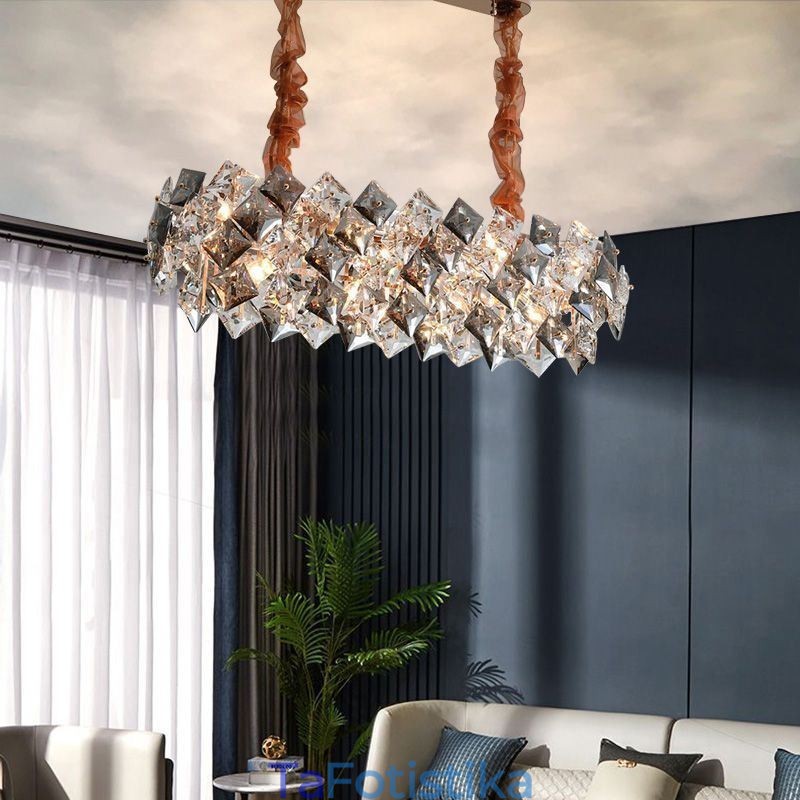 European Glass Chandelier Creative Light Πολυτελές κρεμαστό φωτιστικό