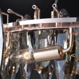 Ελαφρύ κρεμαστό πολυτελές Light Decor για το σπίτι Γυάλινος πολυέλαιος Living