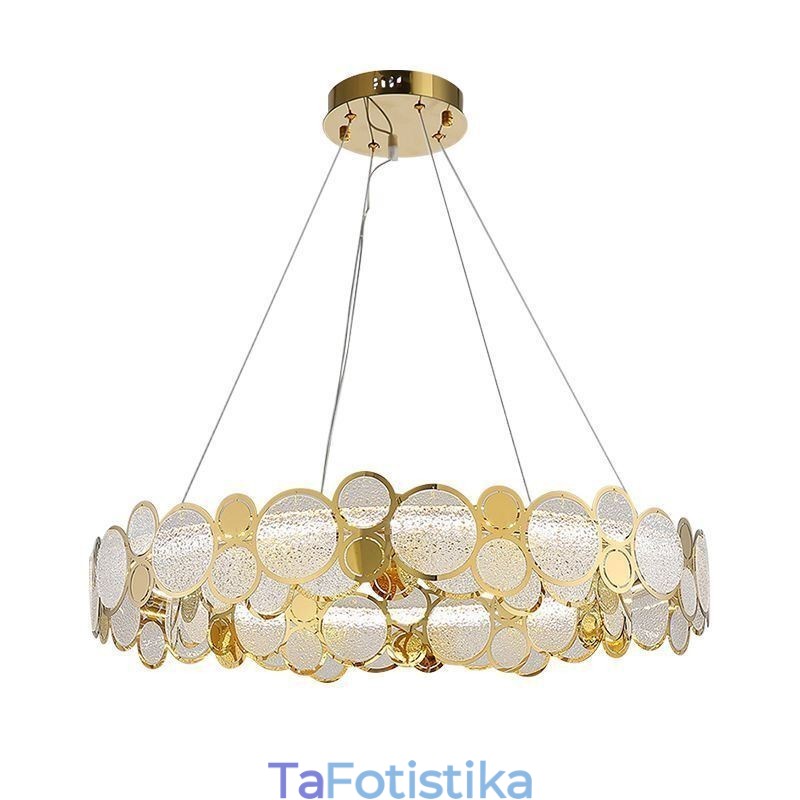 Ευρωπαϊκός Γυάλινος Πολυέλαιος Creative Light Πολυτελές κρεμαστό φως