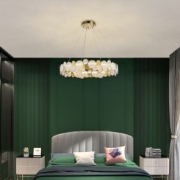 Ευρωπαϊκός Γυάλινος Πολυέλαιος Creative Light Πολυτελές κρεμαστό φως