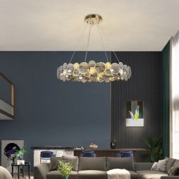 Ευρωπαϊκός Γυάλινος Πολυέλαιος Creative Light Πολυτελές κρεμαστό φως