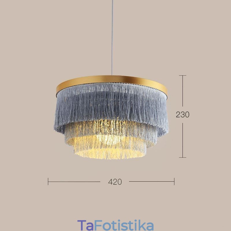 Nordic Διακοσμητικό Κρεμαστό Φωτιστικό Ζεστό Ρομαντικό Φούντα Πολυέλαιος Δημιουργικό Κρεμαστό Φωτιστικό