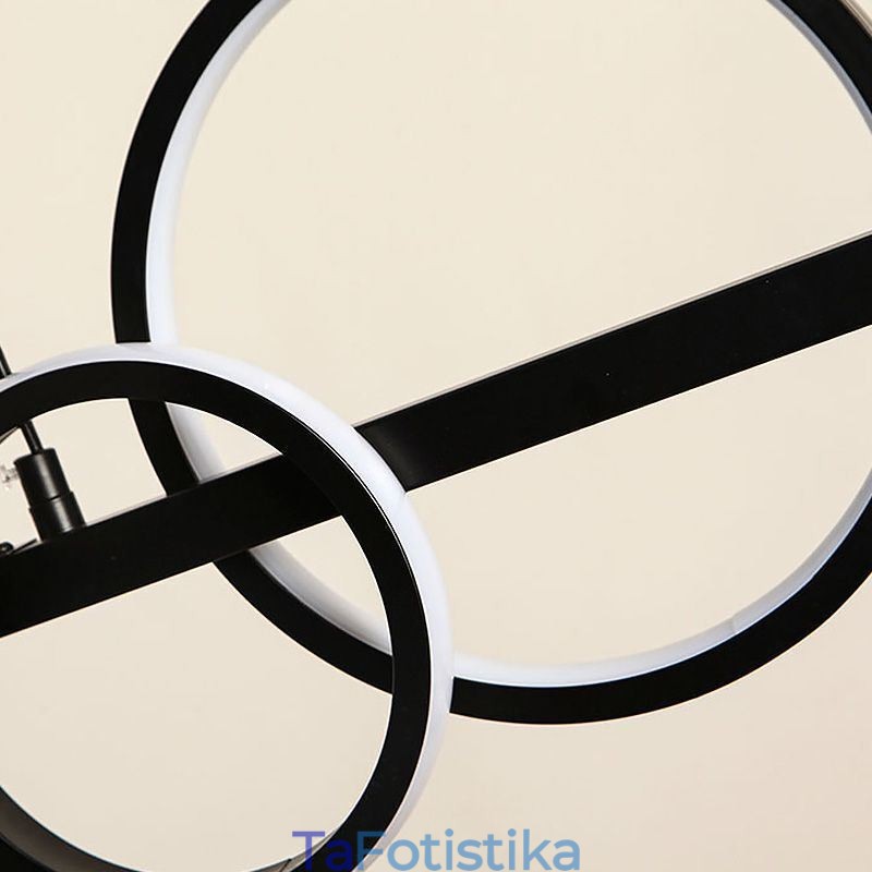 Μοντέρνα γυάλινα μενταγιόν με φούσκα ανοιχτά Μαύρα μακριά φωτιστικά με βραχίονα