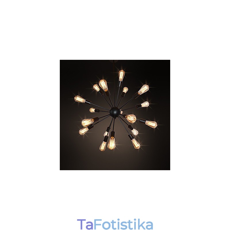 Country Designers Antique ορειχάλκινος μεταλλικός πολυέλαιος