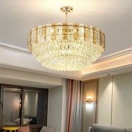 Πολυτελές Ευρωπαϊκό Κρεμαστό Φωτιστικό Οροφής Κρυστάλλινο