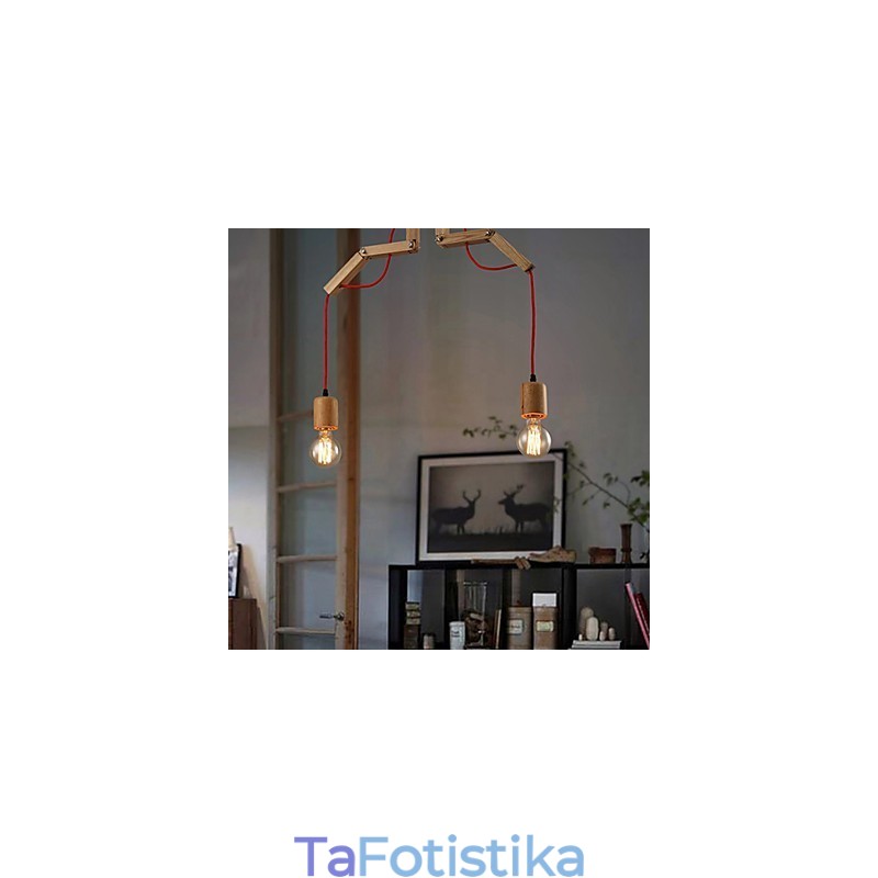Πολυέλαιος Μίνι στυλ Μοντέρνο Σύγχρονο Ξύλο Μπαμπού