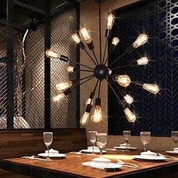 Country Designers Antique ορειχάλκινος μεταλλικός πολυέλαιος