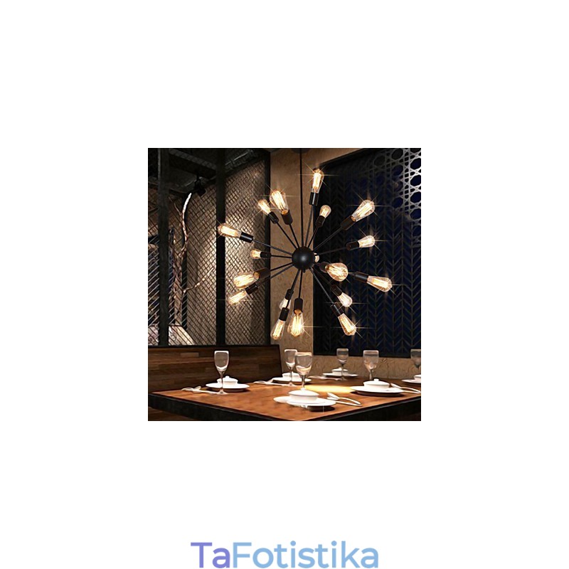 Country Designers Antique ορειχάλκινος μεταλλικός πολυέλαιος