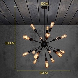 Country Designers Antique ορειχάλκινος μεταλλικός πολυέλαιος