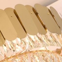 Μοντέρνο Κομψό Κρυστάλλινο Κρεμαστό Φωτιστικό Κωνικό Φωτιστικό Οροφής