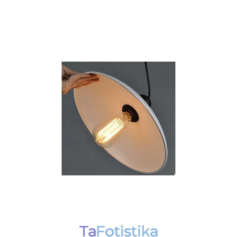Contracted White Droplight Rustic Lodge Παραδοσιακό Κλασικό Κρεμαστό Φωτιστικό