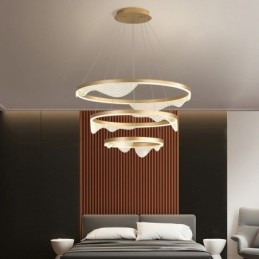 Κρεμαστό Φωτιστικό Golden Wave Ripple Hanging Light 3 Light