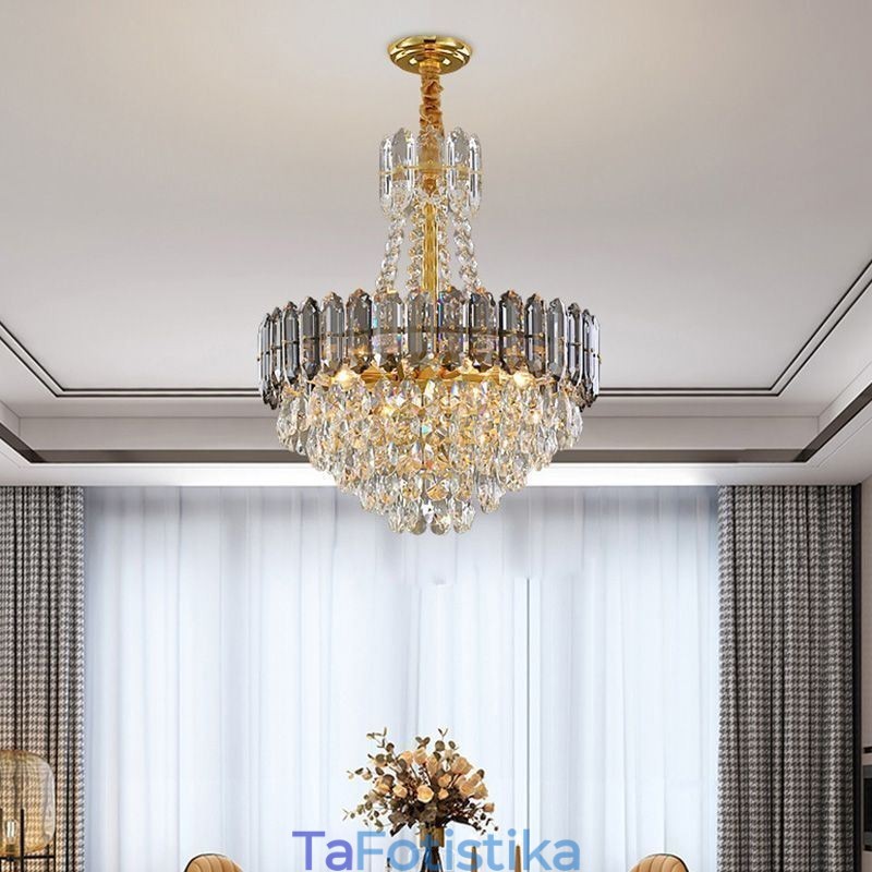 Κρυστάλλινο Κρεμαστό Φωτιστικό Κωνικό Κρεμαστό Φωτιστικό Φωτιστικό