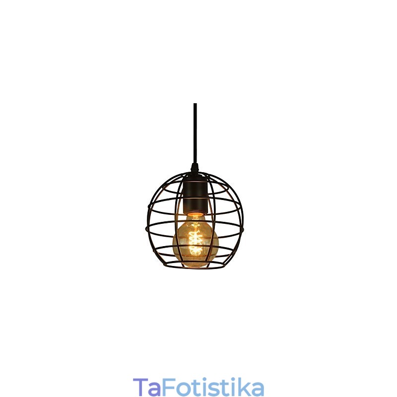 Vintage πολυέλαιος Globe Shape Europe Style για μαύρο κρεμαστό φως