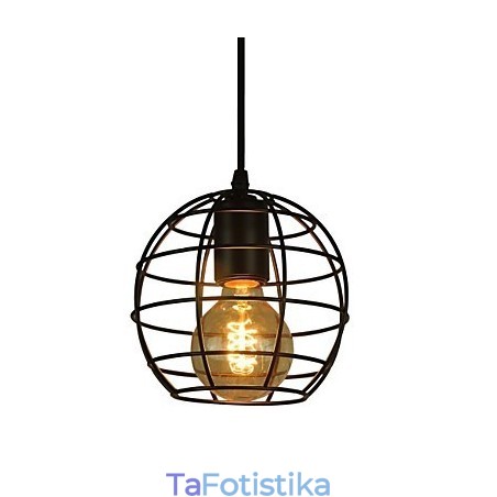Vintage πολυέλαιος Globe Shape Europe Style για μαύρο κρεμαστό φως Vintage πολυέλαιος Globe Shape Europe Style για μαύρο κρεμαστό φως