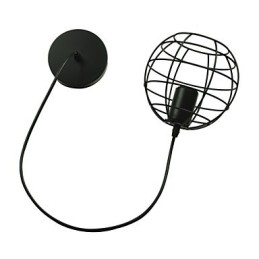 Vintage πολυέλαιος Globe Shape Europe Style για μαύρο κρεμαστό φως