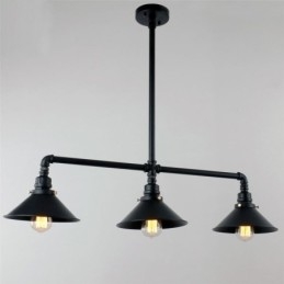 3 Light Retro Industrial Vintage Water Pipe κρεμαστό φως πολυέλαιος Country Rustic στυλ