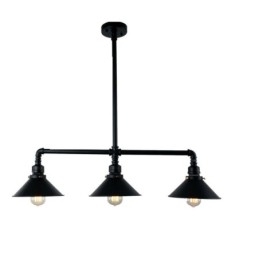 3 Light Retro Industrial Vintage Water Pipe κρεμαστό φως πολυέλαιος Country Rustic στυλ