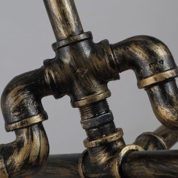 6 Light Retro Industrial Vintage Water Pipe κρεμαστό φως πολυέλαιος Country Rustic στυλ