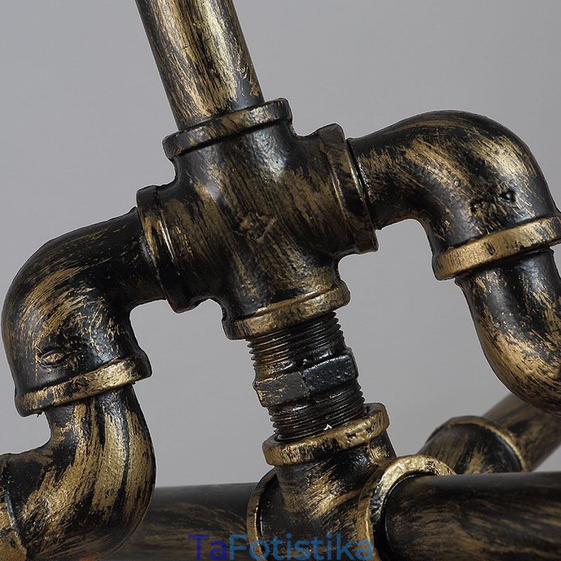 6 Light Retro Industrial Vintage Water Pipe κρεμαστό φως πολυέλαιος Country Rustic στυλ