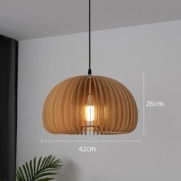 Κρεμαστό φωτιστικό ρετρό στυλ Basswood κολοκυθάκι κρεμαστό φωτιστικό