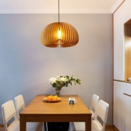 Κρεμαστό φωτιστικό ρετρό στυλ Basswood κολοκυθάκι κρεμαστό φωτιστικό