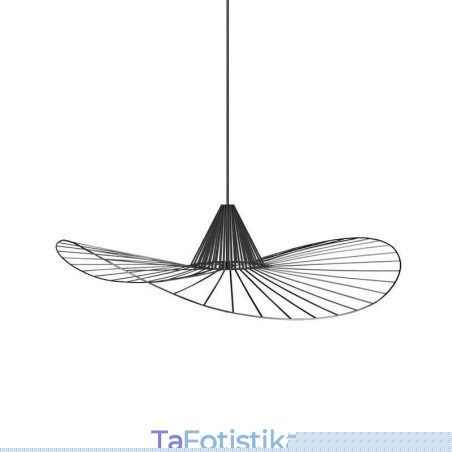 Σιδερένιο Κρεμαστό Φωτιστικό Απλό Ψάθινο Καπέλο Φωτιστικό 1 Φωτιστικό