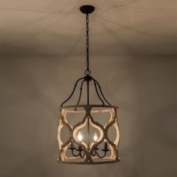 Φωτιστικό κρεμαστό φανάρι Vintage Style 4 Light