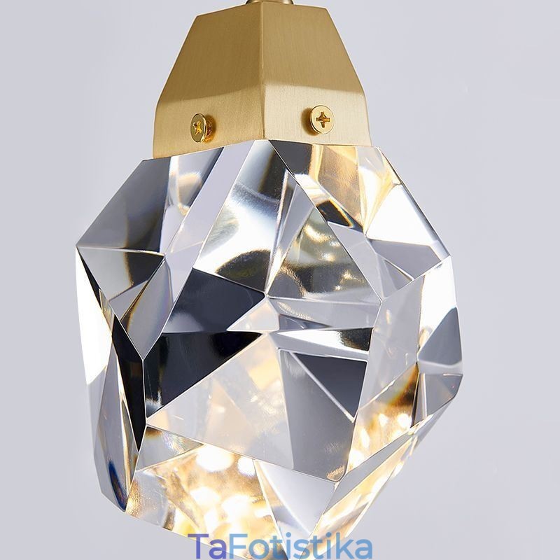 Μίνι Απλό Κρυστάλλινο Φωτιστικό Μπάλας Κρεμαστό Φωτιστικό Οροφής