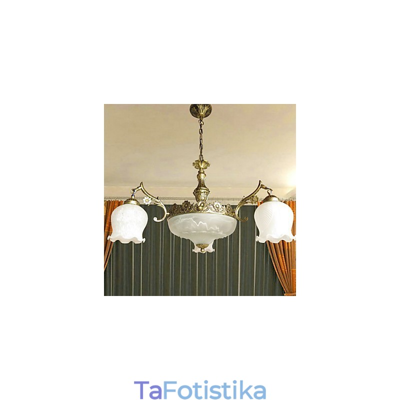 Πολυέλαιος παραδοσιακής κλασικής ζωγραφικής