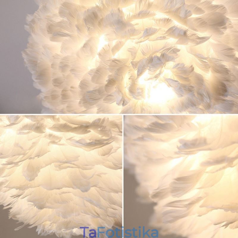 Διακοσμητικό κρεμαστό φωτιστικό Pretty Feather