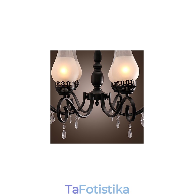 Παραδοσιακός κλασικός πολυέλαιος ζωγραφικής σε στυλ κεριού