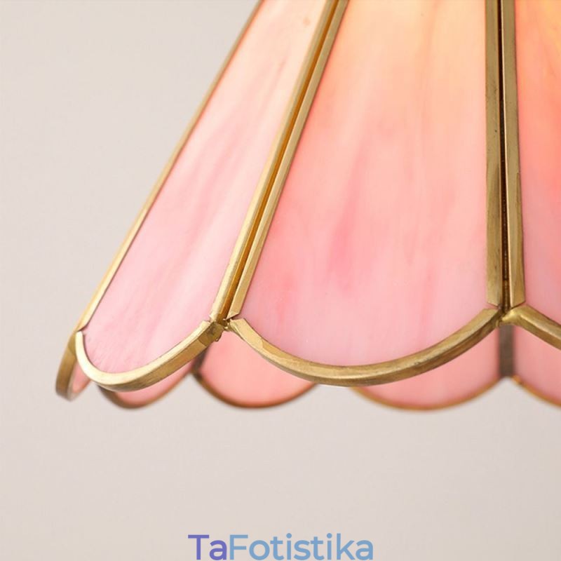 Γυάλινο κρεμαστό φωτιστικό Ιαπωνικού στυλ ρετρό φωτιστικό με πέταλα