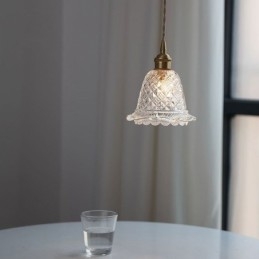 Μοντέρνο Flower Glass Κρεμαστό Φωτιστικό 1 Φωτιστικό Διακοσμητικό Φωτιστικό