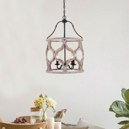 Φωτιστικό κρεμαστό φανάρι Vintage Style 4 Light