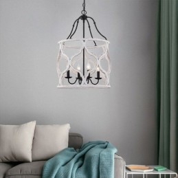 Φωτιστικό κρεμαστό φανάρι Vintage Style 4 Light