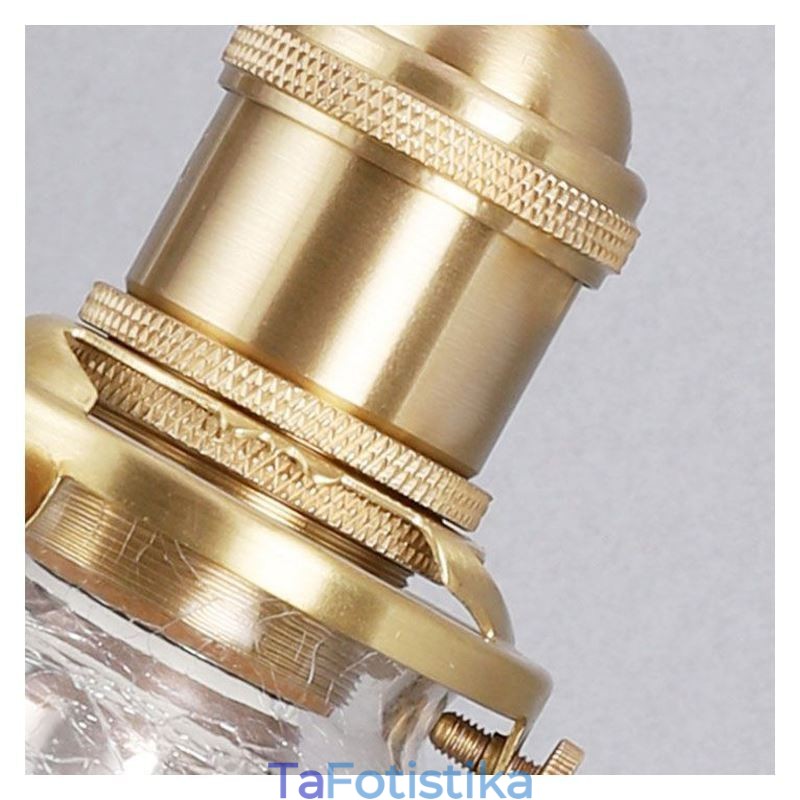 Γυάλινο κρεμαστό φωτιστικό μοντέρνο κροτάλινο φωτιστικό οροφής