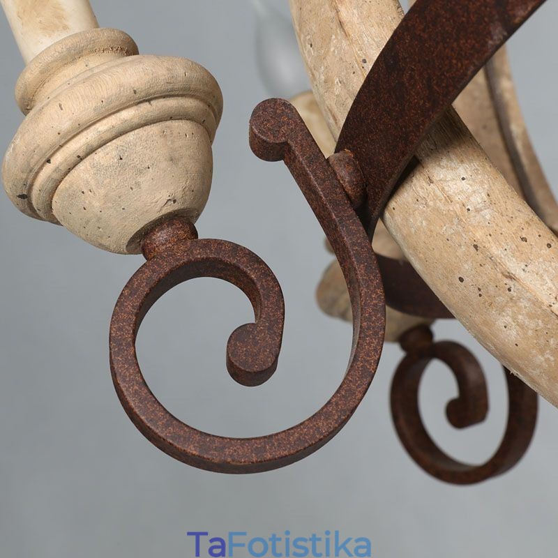 Ξύλινο κρεμαστό φως Nordic ρετρό φωτιστικό οροφής