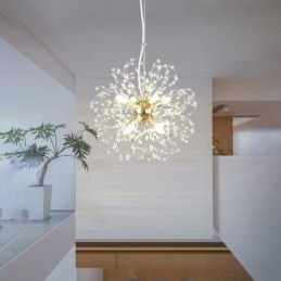 Κομψός πολυέλαιος Dandelion Crystal Pendant Light